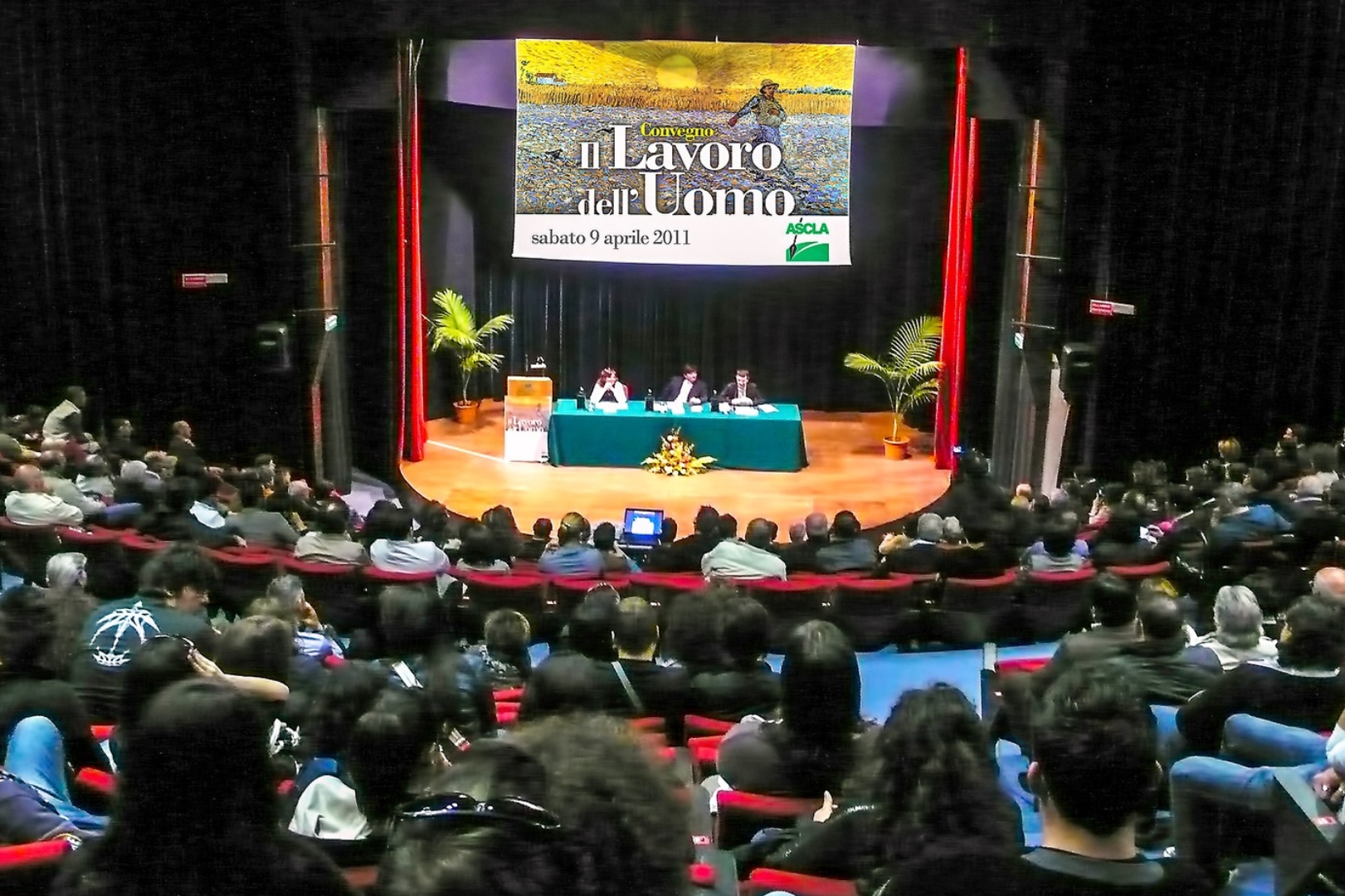 Foto del convegno "Il lavoro dell'uomo"